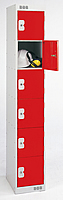 Six door locker