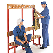 Image link to cloakroom equipment  page